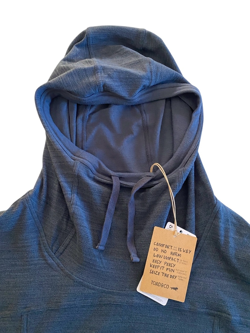 Toad & Co. Hibernation Hoodie Dress Gorpcore Athleisure Travel Cozy  L NWT - Picture 4 of 15